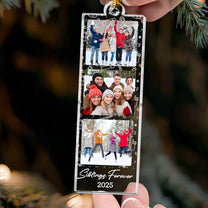 Custom Photo Strip Christmas Ornament - Personalized Acrylic Photo Ornament