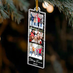 Custom Photo Strip Christmas Ornament - Personalized Acrylic Photo Ornament