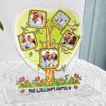 Custom Photo The Family Tree - Personalized Acrylic Photo Plaque