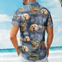 Custom Photo Tiki Summer Family Friends Boss - Custom Photo Hawaiian Shirts