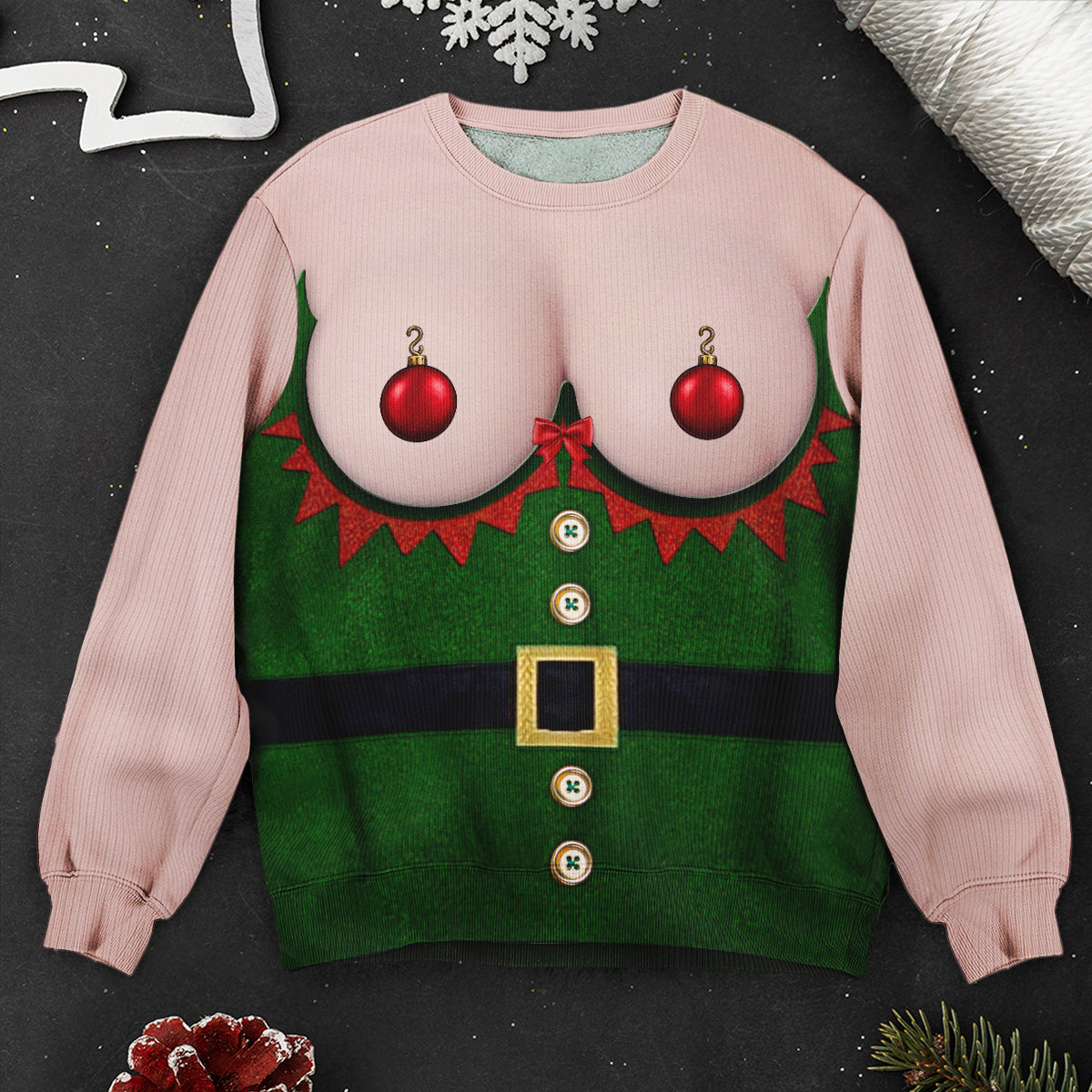 Custom Photo Ugly Christmas Sweater - Personalized Photo Ugly Sweater