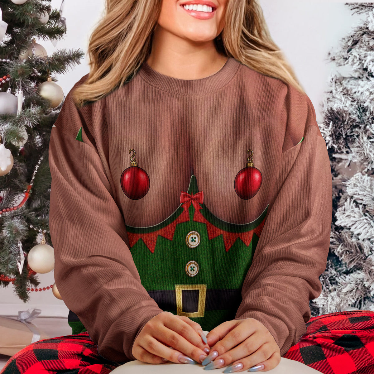 Custom Photo Ugly Christmas Sweater - Personalized Photo Ugly Sweater