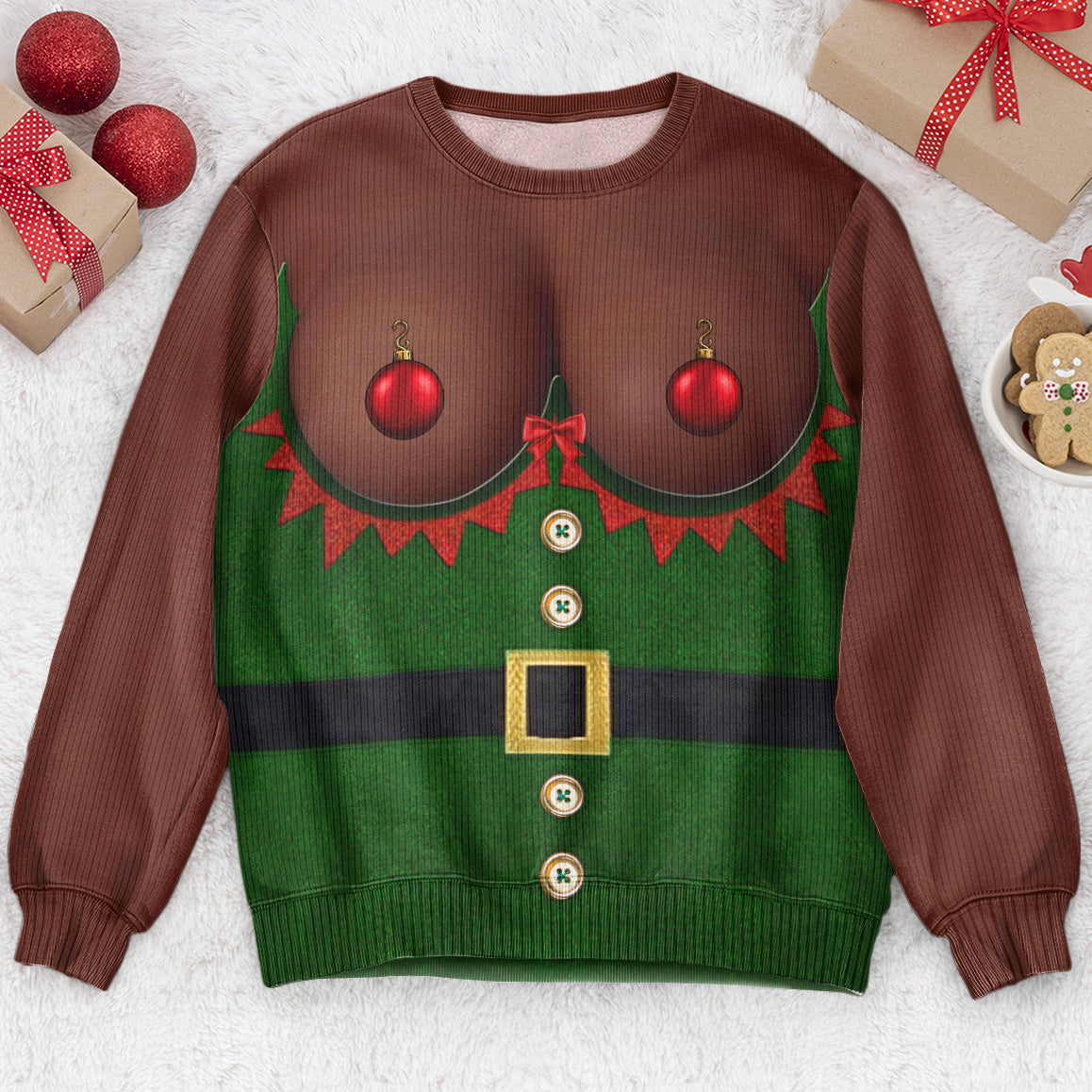 Custom Photo Ugly Christmas Sweater - Personalized Photo Ugly Sweater