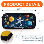 Custom Photo With Explore The Universe As Astronaut - Personalized Photo Pencil Case