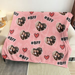 Custom Photo With Friends - Personalized Photo Blanket