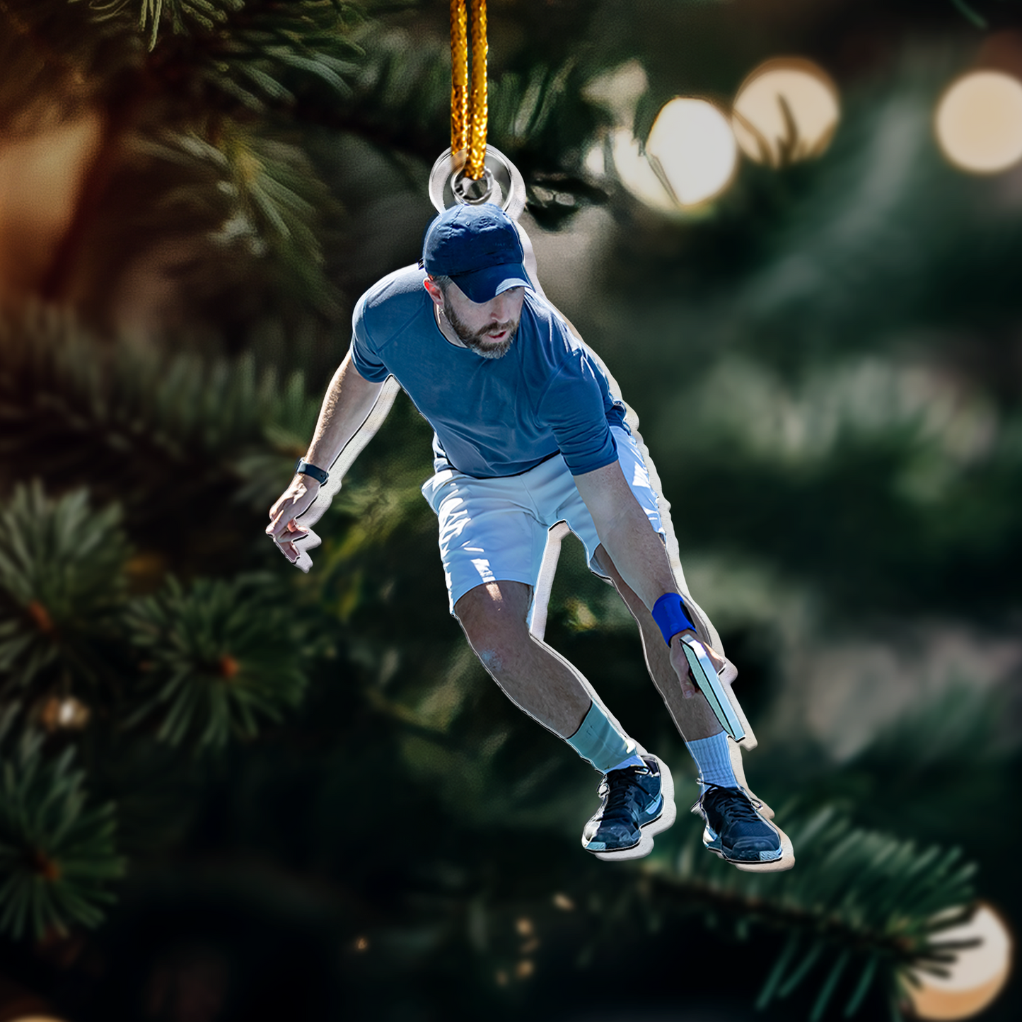 Custom Pickleball Ornament - Personalized Acrylic Photo Ornament