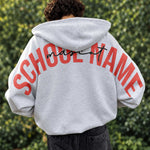 Custom School Name And Mascot - Personalized Sweatshirt