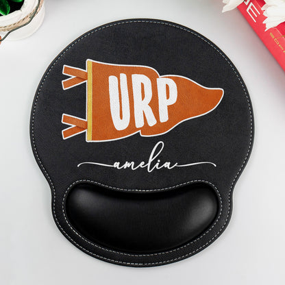 Custom School Pennant Flag - Personalized Mouse Pad