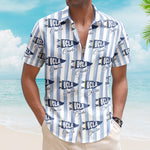 Custom School Pennant Flag - Personalized Hawaiian Shirt