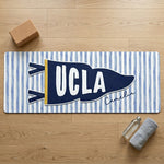 Custom School Pennant Flag - Personalized Yoga Mat