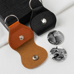 Custom Spicy Photo Date Night Token For Him, Husband, Boyfriend - Personalized Leather Photo Pocket Hug