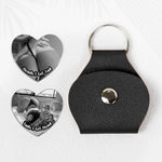 Custom Spicy Photo Date Night Token For Him, Husband, Boyfriend - Personalized Leather Photo Pocket Hug