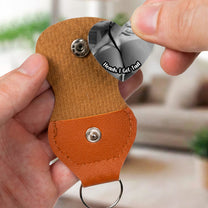Custom Spicy Photo Date Night Token For Him, Husband, Boyfriend - Personalized Leather Photo Pocket Hug