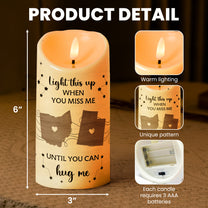 Custom States Candle Families Are Like Stars - Personalized LED Candle