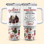 Custom Tumbler 40Oz For Friends - Personalized 40oz Tumbler With Straw