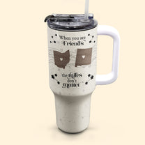 Custom Tumbler 40Oz For Long Distance Friends - Personalized 40oz Tumbler With Straw