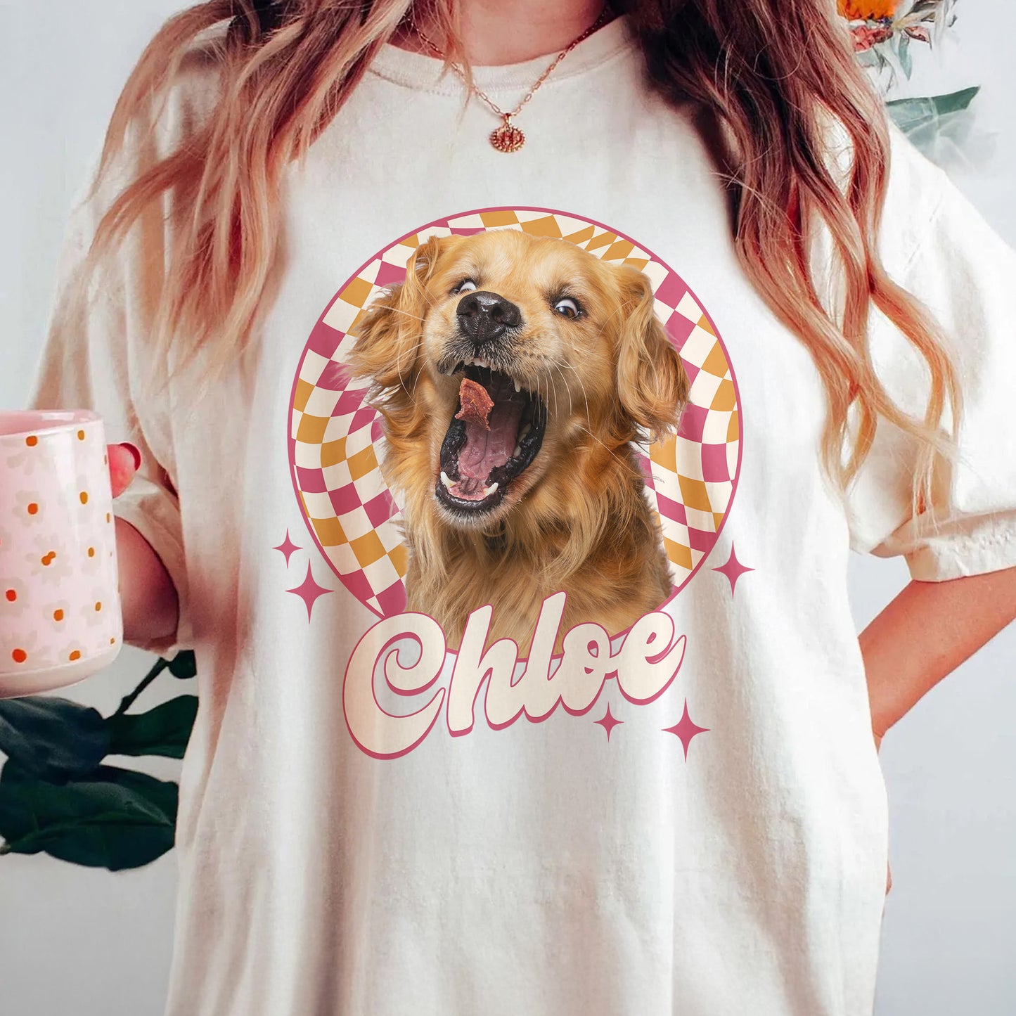 Custom Vintage Pet Photo - Personalized Photo Comfort Tee
