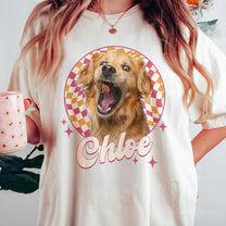 Custom Vintage Pet Photo - Personalized Photo Comfort Tee