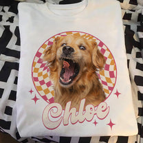 Custom Vintage Pet Photo - Personalized Photo Comfort Tee