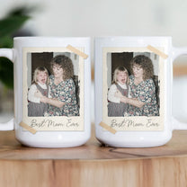 Custom Vintage Retro Polaroid Family Photo For Mom, Dad, Grandparents, Daughter, Son - Personalized Photo Mug