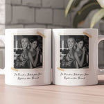 Custom Vintage Retro Polaroid Friendship Photo - Personalized Photo Mug