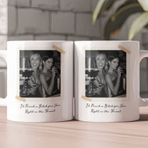 Custom Vintage Retro Polaroid Friendship Photo - Personalized Photo Mug