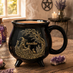 Custom Witch Vintage Witchcraft Faux Pattern - Personalized Mug