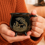 Custom Witch Vintage Witchcraft Faux Pattern - Personalized Mug
