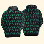Custom '67' Slang Meme For Kids Teenagers & Adults - Personalized Hoodie