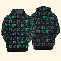 Custom '67' Slang Meme For Kids Teenagers & Adults - Personalized Hoodie