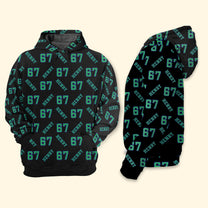 Custom '67' Slang Meme For Kids Teenagers & Adults - Personalized Hoodie