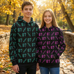 Custom '67' Slang Meme For Kids Teenagers & Adults - Personalized Hoodie