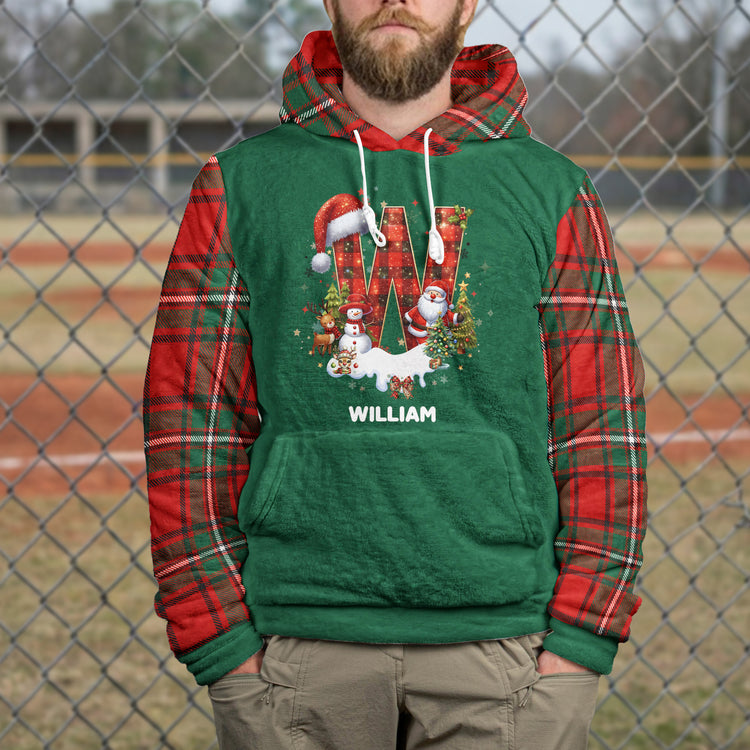 Custom-Alphabet-Christmas,-Matching-Christmas-For-Family-Personalized-Hoodie-3