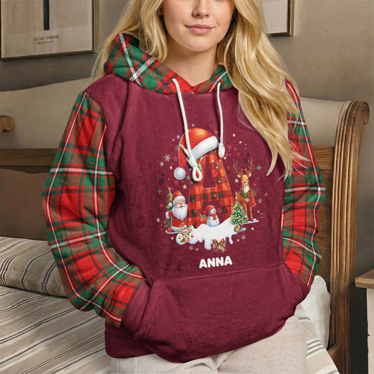 Custom-Alphabet-Christmas,-Matching-Christmas-For-Family-Personalized-Hoodie-4