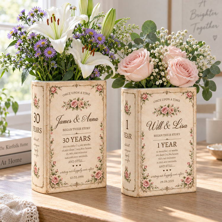 Custom-Anniversary-Counting-Time,-Custom-Year-For-Couples,-Him,-Her,-Parents-Personalized-Vase-2