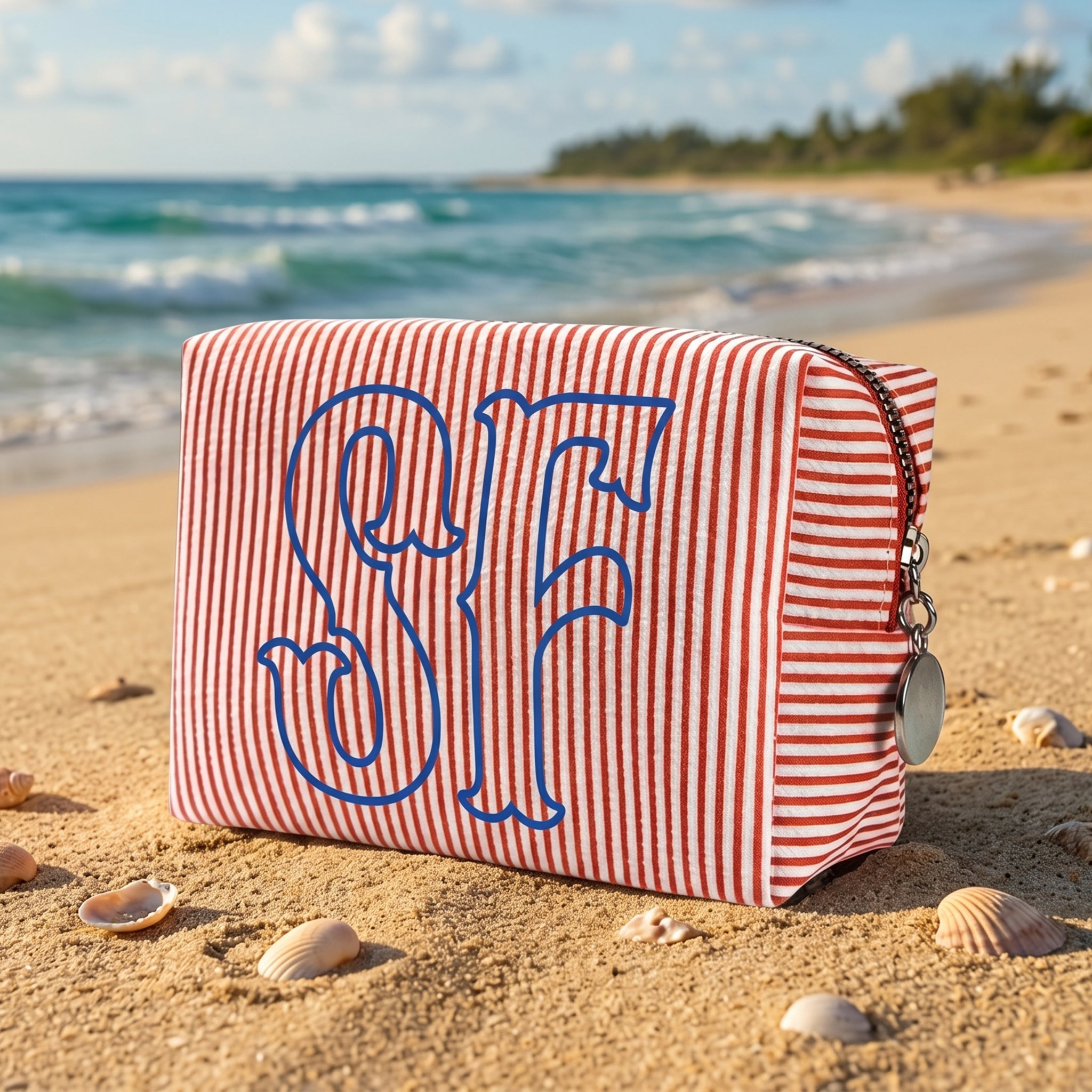 Custom-Beach-Bag-Striped-Reusable-For-Bridesmaid,-Besties-Summer-Travel-Trip-Personalized-Makeup-Bag3