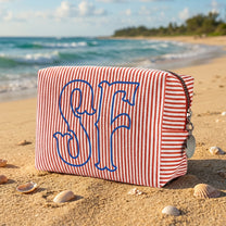 Custom-Beach-Bag-Striped-Reusable-For-Bridesmaid,-Besties-Summer-Travel-Trip-Personalized-Makeup-Bag3
