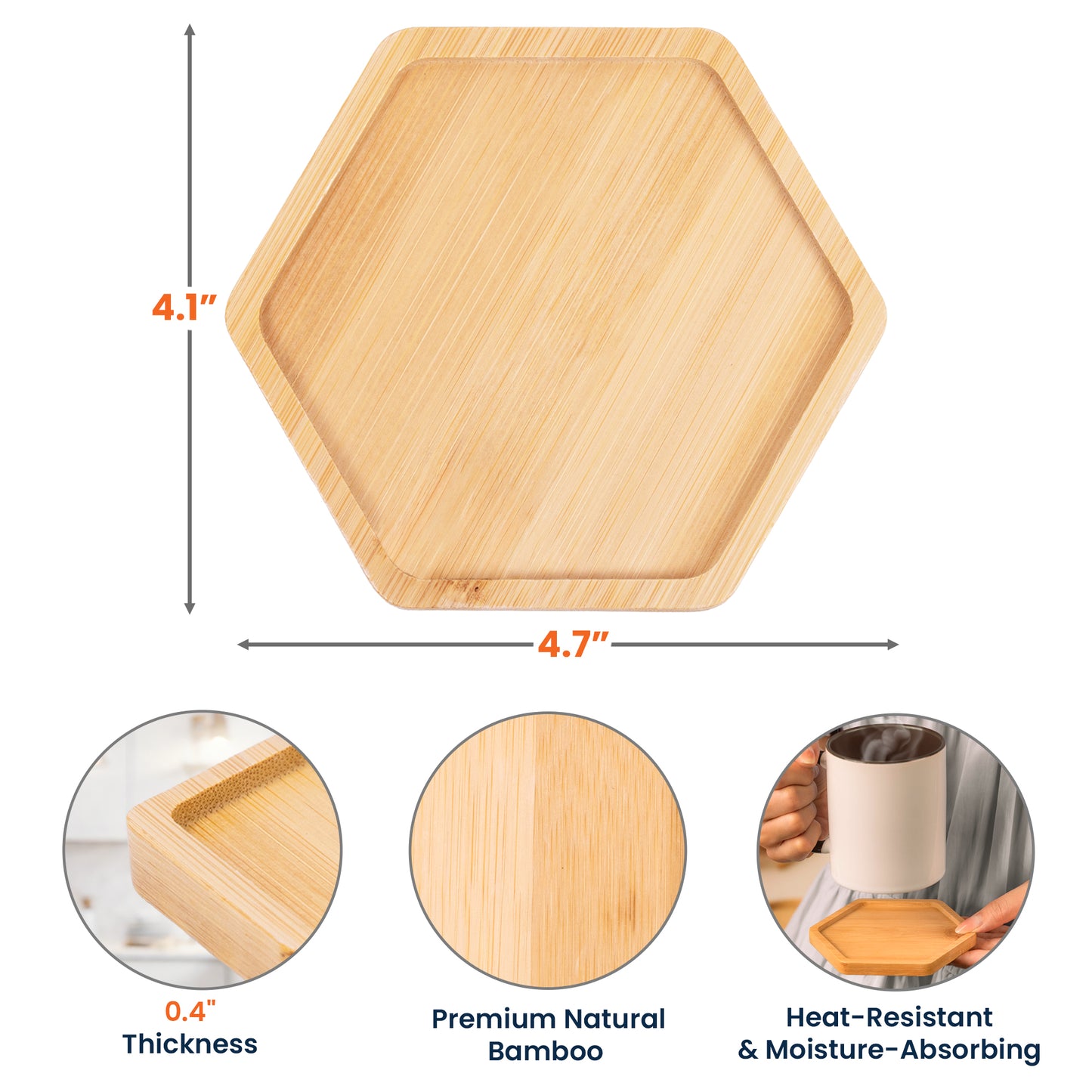 Custom Birth Flower - Personalized Wooden Coaster