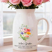 Custom-Birth-Flower-Bouquet-Flowers-Gift-For-Mom,-Grandma,-Family-Personalized-Vase-1