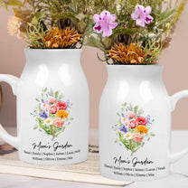 Custom-Birth-Flower-Bouquet-Flowers-Gift-For-Mom,-Grandma,-Family-Personalized-Vase-2