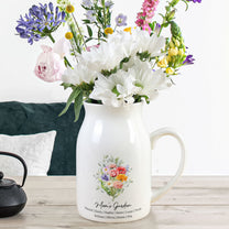 Custom-Birth-Flower-Bouquet-Flowers-Gift-For-Mom,-Grandma,-Family-Personalized-Vase-3