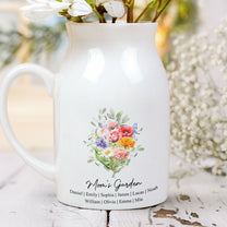 Custom-Birth-Flower-Bouquet-Flowers-Gift-For-Mom,-Grandma,-Family-Personalized-Vase-5
