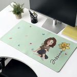 Custom-Birth-Flower-&-Cute-Character-For-Her,-Coworker,-Friends,-Daughter-Personalized-Desk-Mat-2