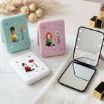 Custom-Birth-Flower-&-Cute-Character-For-Her,-Coworker,-Friends,-Daughter-Personalized-Mirror-3