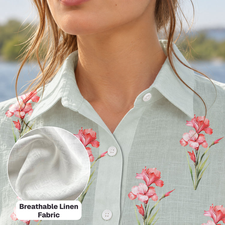 Custom-Birth-Flower--Gift-For-Her,-Girl,-Woman-Personalized-Shirt-5