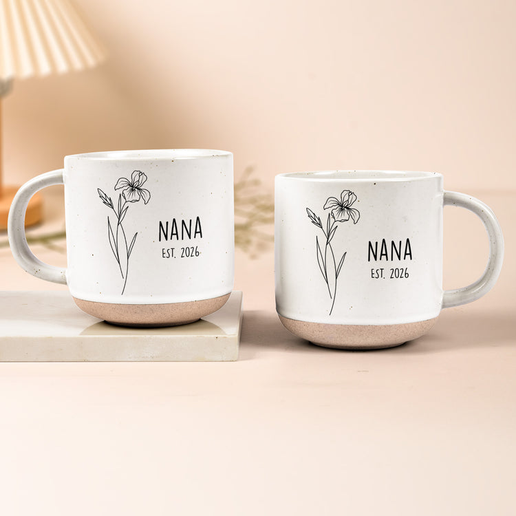Custom-Birth Flower Mother's Day Christmas Gifts For Her, Grandma, Mom - Personalized Mug  3