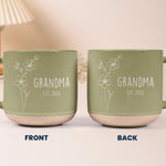 Custom-Birth Flower Mother's Day Christmas Gifts For Her, Grandma, Mom - Personalized Mug  6