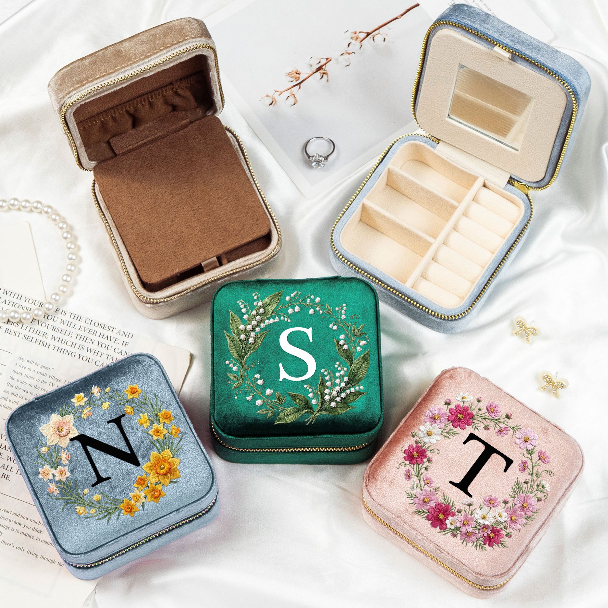 Custom-Birth-Flower-&-Name-Birth-Flower-Faux-Pattern-Personalized-Jewelry-Box-2