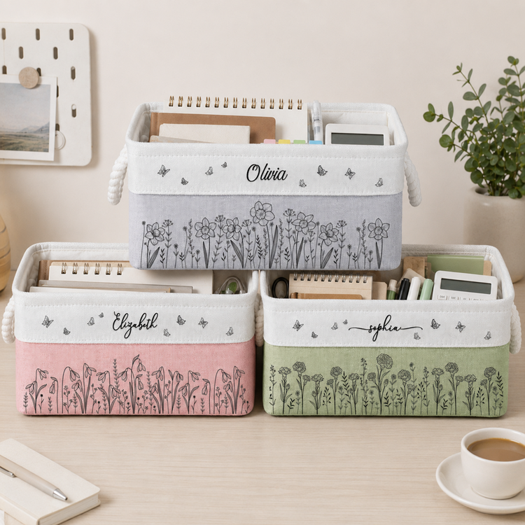 Custom-Birth-Flower-&-Name-Book-Basket-For-Her-Personalized-Storage-Basket-1