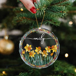 Custom-Birth-Flower-&-Name-Christmas-Gift-For-Family,-Mom,-Sister,-Friends-Personalized-Ornament-6